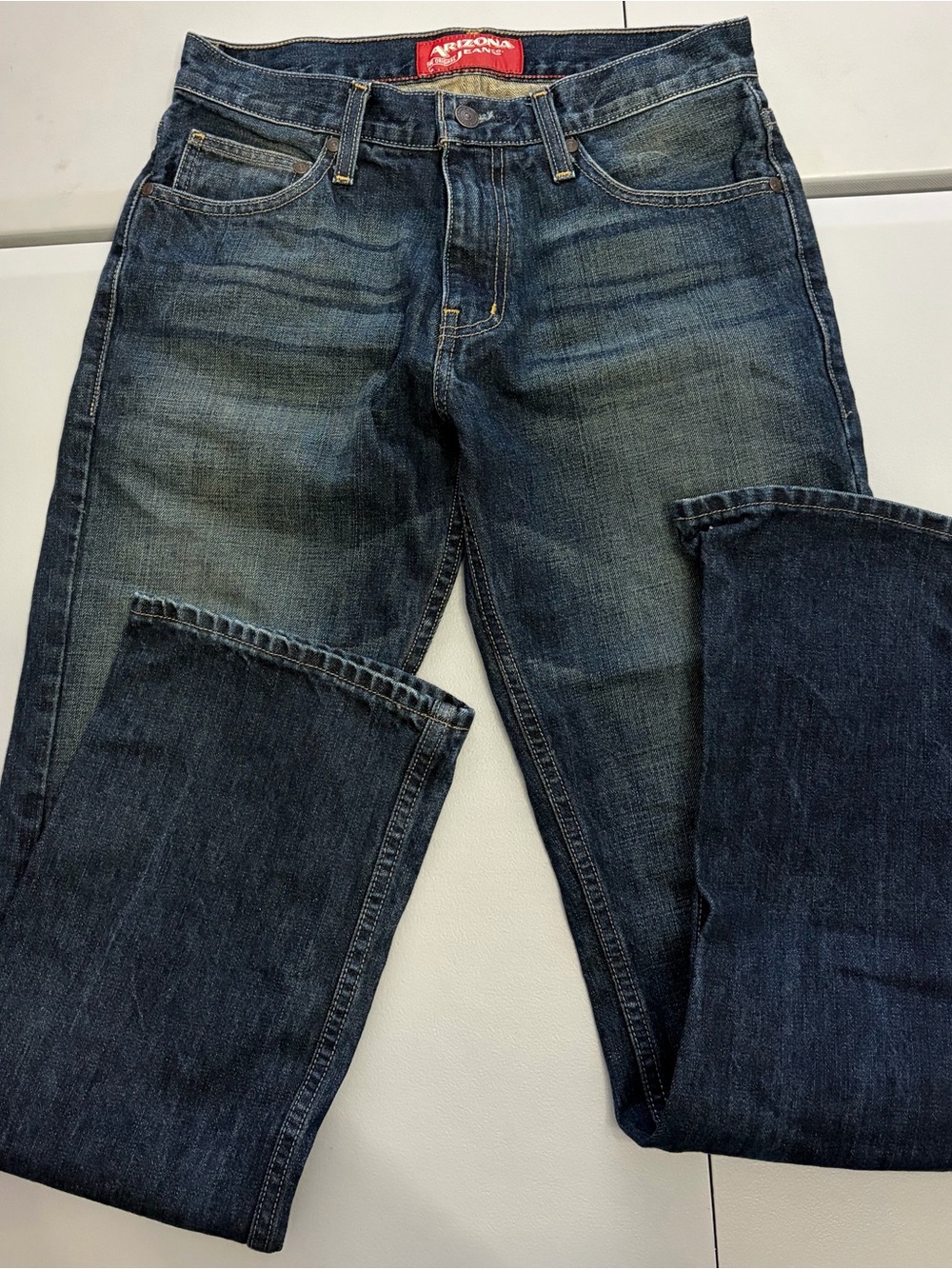 Arizona Jean Company Blue Straight-Leg Men’s Jeans